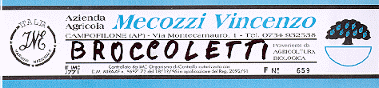 Etichetta per confezioni di fresco